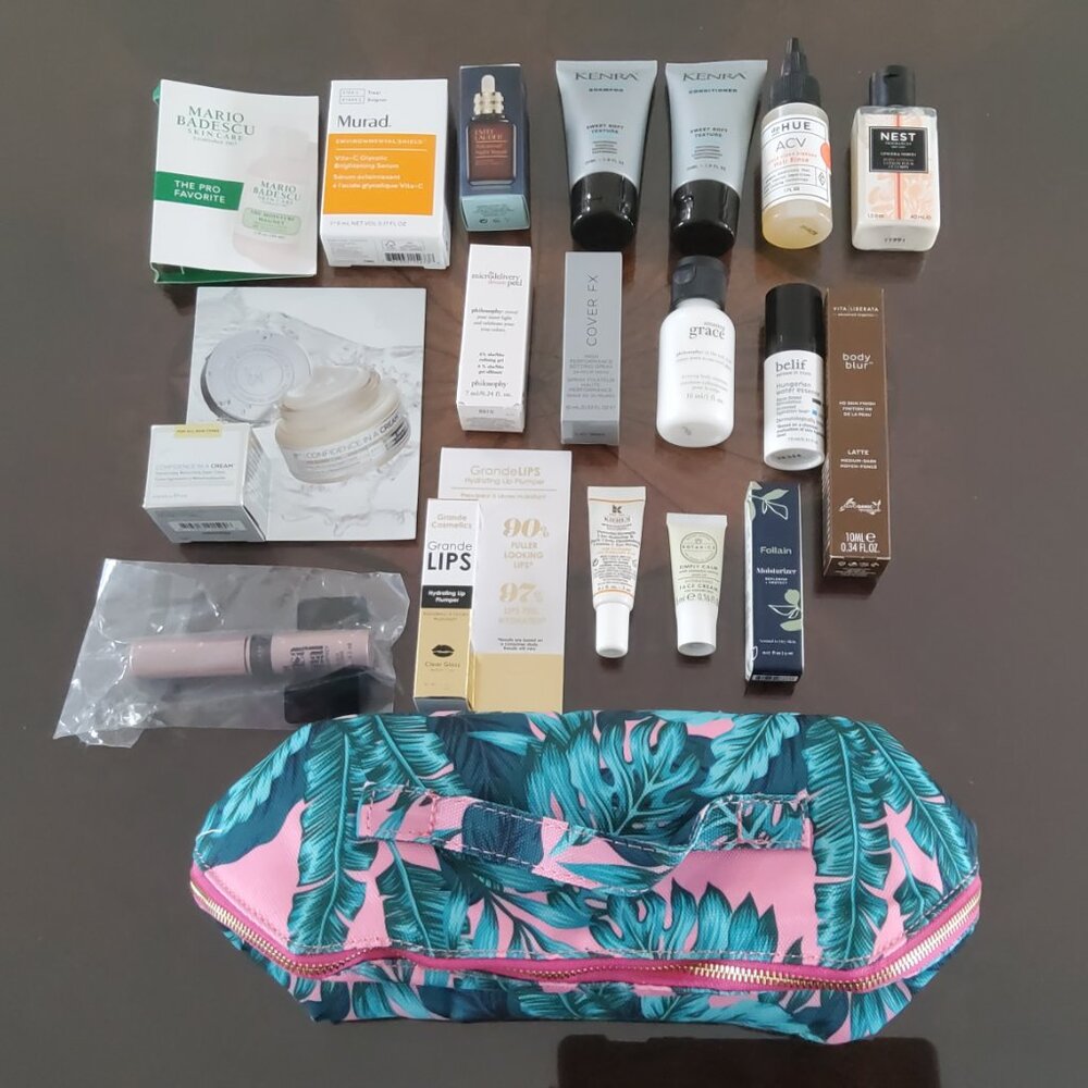 19 Piece Luxury Set of Skincare/Haircare/Facial/Body Products. NEW, Travel Ready